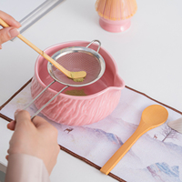 Ensemble de thé matcha en céramique rose Sakura personnalisé OEM ODM avec logo, 8 pièces, ensemble de bols à matcha japonais, texture d'écorce d'arbre, kit cadeau pour cérémonie du matcha