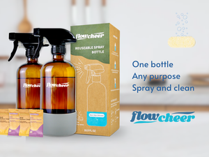 Eco-Friendly All-Purpose Cleaner Kit Vegan <strong>Formula</strong> with Solid Multifunction Cleaning Tablets Sets - Product Image 6