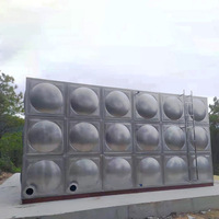 Réservoir de stockage d'eau modulaire en acier inoxydable sur mesure pour la lutte contre les incendies à grande échelle, avec conservation de la chaleur