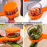 Heetverkopende OEM/ODM multifunctionele handmatige schilmes met visuele opbergruimte voor huishoudelijke keuken, fruit- en aardappelschiller
