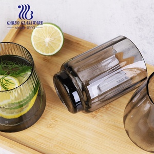 Vaso de Vidrio Negro de Color Sólido Personalizado con Diseño de Martillo para Jugo o Agua, para el Hogar, Vaso de Vidrio de Alta Gama, Vaso para Whisky - Product Image 3