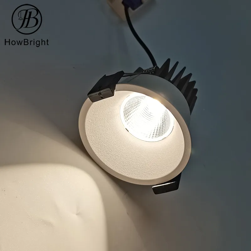 Indoor for home or hotel ceiling recessed down light 12W Aluminum small size COB LED ceiling spot down lighting