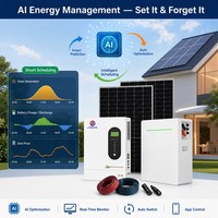 Pour Power Wall 51.2V 280Ah 14.33kwh 16kwh 20kwh, Batterie de stockage d'énergie solaire domestique empilable avec Cache anti-poussière, Protection incendie et Roues