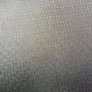 <span class=keywords><strong>Tissu</strong></span> taffetas ripstop tissé imperméable 190T 100% polyester à motif écossais avec revêtement PU - Product Image 6