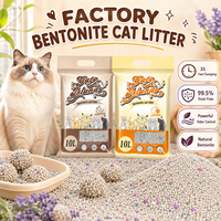 Sable sanitaire premium pour chats, litière pour chats en bentonite à agglomération rapide 3S, pour les fournitures des animaleries