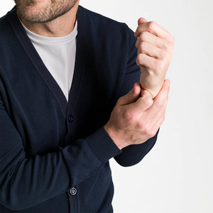 High Quality New Arrival Custom Men's <b>Cardigans</b> <b>Sweaters</b> 100% Wool Casual Men <b>Cardigan</b> Breathable Comfortable Men <b>Cardigan</b> - Product Image 3