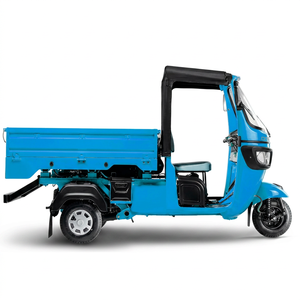 Achetez un nouveau tricycle électrique cargo fermé, véhicule utilitaire léger à trois roues pour livraison et transport commercial 60V - Product Image 1