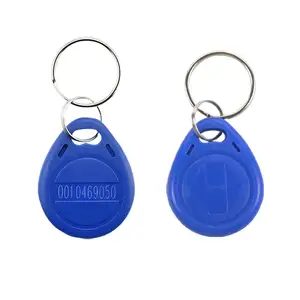 RFID Keychain Waterproof Programmable Proximity Keyfob ABS Security Door Card