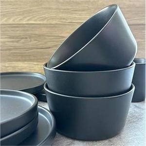 Современный европейско-американский фарфоровый столовый набор с фруктовым узором, 12/16 предметов, на 4 персоны: тарелки, миски, чашки, столовые приборы, прочный - Product Image 5