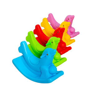 Robusto in plastica cinque colori piccolo delfino <span class=keywords><strong>cavallo</strong></span> <span class=keywords><strong>a</strong></span> <span class=keywords><strong>dondolo</strong></span> ragazzo ragazza giocattoli per bambini - Product Image 1