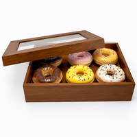 Boîte cadeau en bois de luxe pour dattes et produits alimentaires, idéale pour les cadeaux de boulanger, boîte en bois de qualité alimentaire, boîtes en bois pour chocolaterie