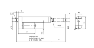Manufacturer's Electric Telescopic Micro <strong>Linear</strong> <strong>Actuator</strong> 12V 24V <strong>DC</strong> <strong>Motor</strong> 3000rpm 1000N For Push Rod Window Permanent Magnet - Product Image 6