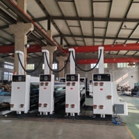 YSF-D Automatic Feeder Corrugated Cardboard Printer Machine With Rotary Die-Cutter Machine for Making Pizza Carton Box