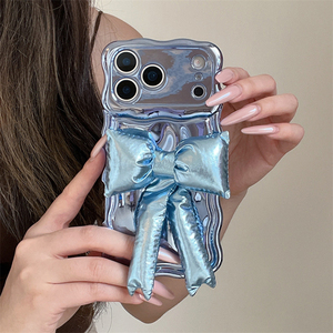เคสโทรศัพท์มือถือลายคลื่นกระเพื่อมแบบ DIY สำหรับ iPhone 17 16 15 14 PRO MAX gradient - Product Image 2
