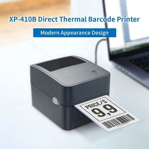 Stampante di Etichette Termiche Xprinter XP-410B di Alta Qualità, 4 Pollici, per Codici QR e Barre, Adesivi Impermeabili, WiFi, Foto, Ingrosso 4x6 - Product Image 3