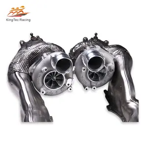 Nâng Cấp Twin Kit Turbo Cho Audi RS7 S7 RS6 S6 S8 40 40T C6 C7 C8 Động Cơ Turbos D2 D4 4K 4f Dbb Kép Bóng Mang Downpipe Giả Mạo