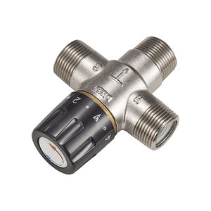 Accesorios para <span class=keywords><strong>radiador</strong></span> de calefacción de toallas, Caldera de 3 vías de agua de latón, mezcla termostática, válvula mezcladora de calefacción de suelo, - Product Image 5