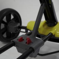 Voiture électrique pour enfants, kart à quatre roues, jouet d'extérieur pour les enfants de 2 à 4 ans, alimentée par batterie