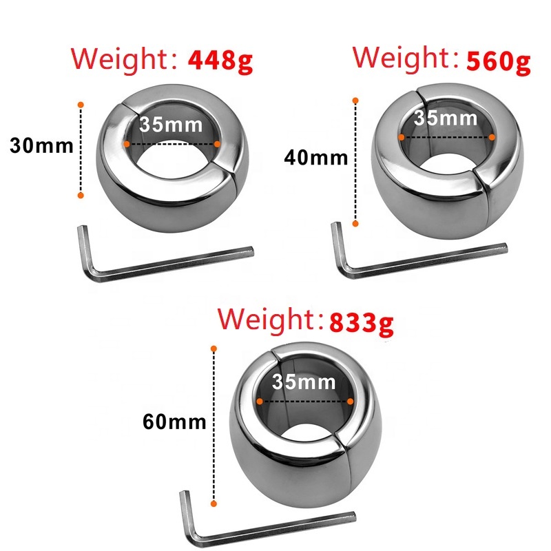penisring 60mm Höhe 30/40/60 mm Hodenball-Stretcher aus Edelstahl, Hodensack-Penisring mit  Metallschloss und Gewicht für männliches Sexspielzeug| Alibaba.com