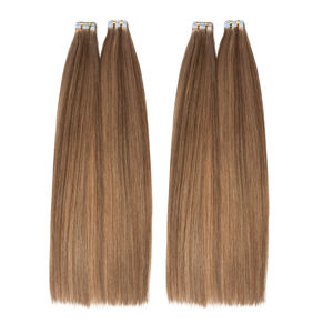Qingdao <span class=keywords><strong>Haohao</strong></span> Top qualité 100% cheveux humains vierges génie ruban dans les extensions de cheveux cheveux européens - Product Image 1