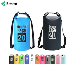 Tas Kering PVC Outdoor Logo Kustom untuk Berperahu Kayak Hiking 2L 5L 10L 15L 20L 30L Tas Tahan Air Mengapung Gaya Fashion - Product Image 4