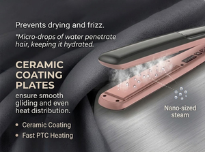 Fer plat à vapeur OEM/ODM 30S fer à lisser à vapeur électrique en céramique à chauffage rapide <span class=keywords><strong>Plancha</strong></span> De Pelo - Product Image 4