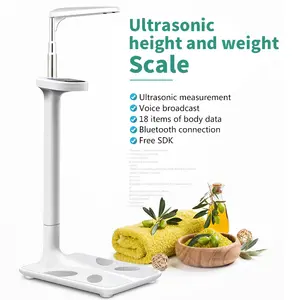 Best Selling Hospital Ultrasonic 200kg Personal Adult Standing Height and Weight Scale