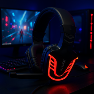 Audífonos para Juegos Xtrike Me GH-890 con Luces RGB y Reducción de Ruido para PC - Product Image 3