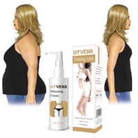 Crème amincissante OTVENA pour le remodelage corporel, crème chauffante à base de plantes biologiques pour la réduction de la graisse du ventre, des cuisses et de la taille
