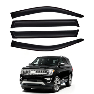 แผ่นบังแดดกันฝน 4 ชิ้น สำหรับ Ford Expedition Lincoln Navigator ปี 1997-2017 แผ่นกันลมข้างหน้าต่าง - Product Image 2
