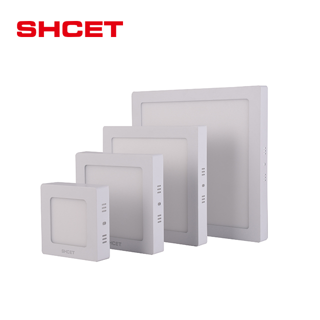 2022 New square Surface Led Panel Light6W12W18W24W Aluminum Ceiling Lamp Good Quality Slim Ps Diffuser Indoor Factory Price