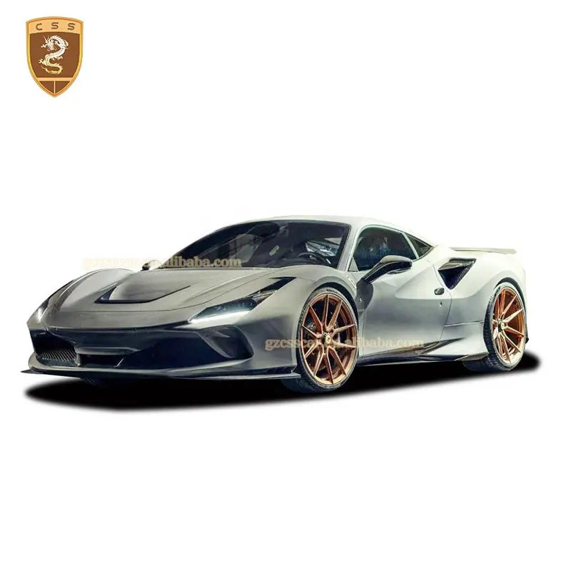 N style-kit de carrocería de carbono para Ferrari F8, modelo de coche