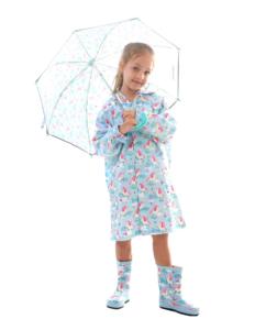 Setelan Jas Hujan, Sepatu Bot Hujan, dan Payung untuk Sekolah, Berkualitas Tinggi, Pakaian Hujan Anak-Anak, Motif Kartun Lucu, Pola Seragam, untuk Cuaca Hujan - Product Image 4