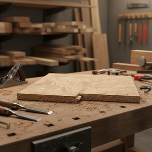 Panneau <span class=keywords><strong>OSB</strong></span> rainuré et rainuré à rainures profondes pour revêtements de sol de chambre et de salon, écologique, étanche, 2500x625mm - Product Image 1