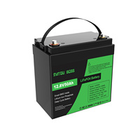 Batterie LiFePO4 DATOUBOSS 12.8V 50Ah avec BMS, stock local UE, batterie lithium à décharge profonde pour stockage d'énergie solaire domestique, camping-car et bateau