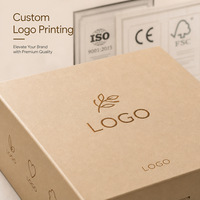 Boîte à tiroir en carton ondulé en papier kraft de luxe avec logo personnalisé, boîte cadeau écologique en carton pour vêtements et chaussures