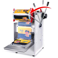 Machine de scellage manuelle pour barquettes en plastique, machine de scellage pour barquettes alimentaires