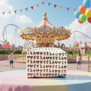 Bolsa de <span class=keywords><strong>Maquillaje</strong></span> Transparente de Vinilo con Diseño de Mickey y sus Amigos, Bolsa de Aseo de Viaje, Organizador de Cosméticos de PVC para Mujer - Product Image 1