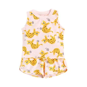 Veilig Katoen Custom Baby Pak Mode Groothandel Dierenprint Kinderkleding Zomer Pasgeboren Baby Rompertjes Kinderen Product
