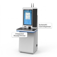 Kioscos de Autopago para Bibliotecas HAUMR, Kiosco de Autoservicio Todo en Uno, Sistema de Autopago Integrado con RFID y Código de Barras