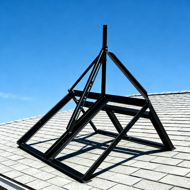 Custom High Quality Adjustable TV Antenna Roof Ridge Mount Bracket for StarLink Standard Dish Internet Kit Satellite