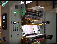 Machine de laminage compacte sans solvant pour pochettes en plastique avec système PLC