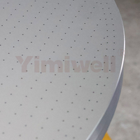 Table à vide industrielle ronde robuste, plateforme circulaire alvéolée à haute planéité