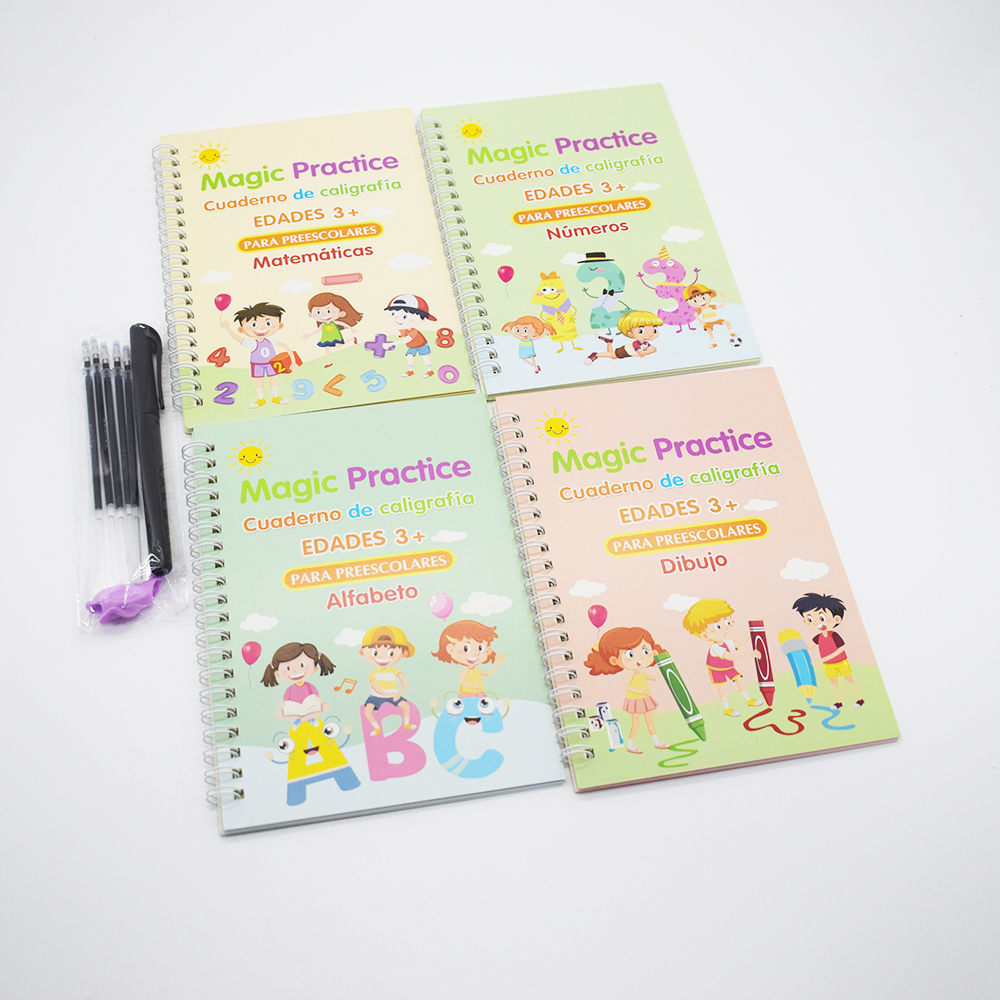 spanish with  5 refill ,1Pen Holder,1 pen