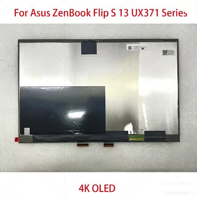 For Asus ZenBook Flip S 13 UX371EA UX371E UX371 UX371JA Screen 13.3" Touch LCD Display Matrix Panel Assembly Replacement