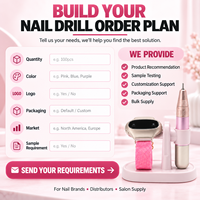 Machine à percer les ongles électrique portable sans fil rechargeable à moteur sans balais haute vitesse Yaqin