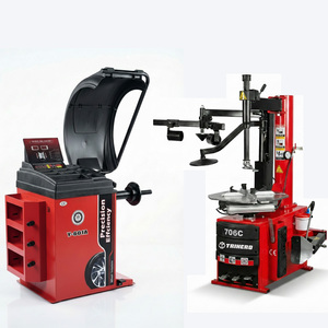 Trihero 2026 Nouvel équipement professionnel de service automobile Prix direct usine Conception améliorée Combo Démonte-pneus et Équilibreuse de roues - Product Image 1