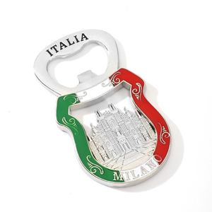 Imán de nevera 3D clásico personalizado de metal estilo Art Déco <span class=keywords><strong>Milano</strong></span>, ecológico, impermeable, recuerdo turístico con forma personalizada - Product Image 2