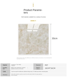 Großhandel Selbstklebende Keramikfliesen-Wandaufkleber Abziehen und Aufkleben Aluminium-Kunststoff-Platten Renovierung für Küche Bad - Product Image 6