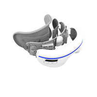 Wiederauf ladbarer Micro-USB-Luftdruck Hochfrequenz beheizte Vibration Augen massage gerät Heiß kompression therapie Augen massage gerät